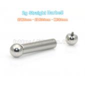 straight barbell 2G (6 x 25mm) - 1 (thumb)