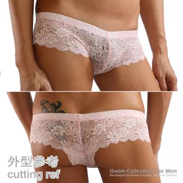 Mens lace booty shorts - 4 (thumb)