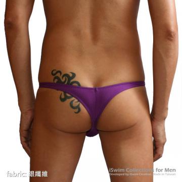 V style NUDIST pouch half back thong bikini - 3 (thumb)