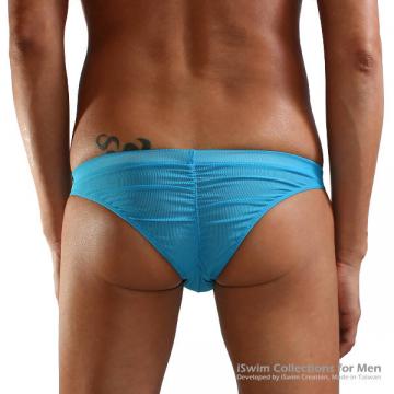 mesh see thru smooth pouch scrunch 3/4 back swim briefs - 9 (thumb)