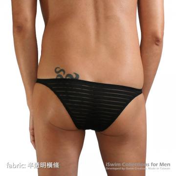 Super low rise half back bikini rear style