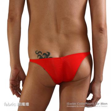 Ultra low rise wrinkle half back bikini rear style - 2 (thumb)