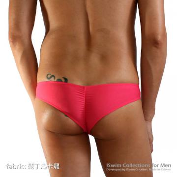 Super low rise wrinkle V shape bikini rear style - 1 (thumb)