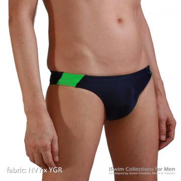 Sport swim tanga breifs in macthed color - 4 (thumb)