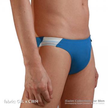 Sport swim tanga breifs in macthed color - 2 (thumb)