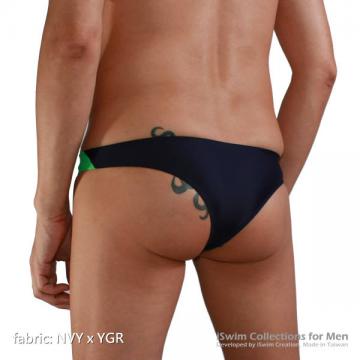 Sport swim tanga breifs in macthed color - 6 (thumb)