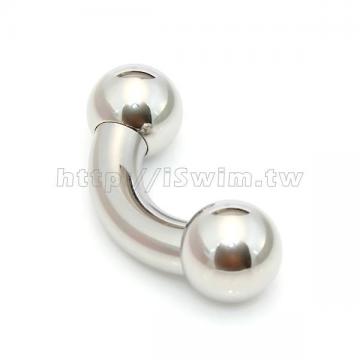 bent barbell 0g (8 x 25, ball 14mm) - 1 (thumb)