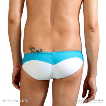 sports swim briefs in grid colors - 7 (thumb)