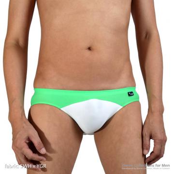 sports swim briefs in grid colors - 3 (thumb)