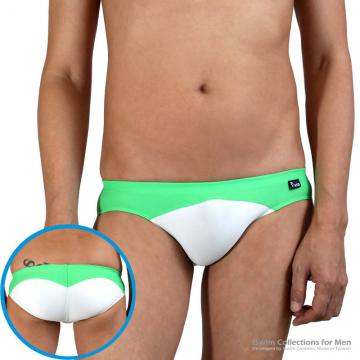 sports swim briefs in grid colors - 0 (thumb)