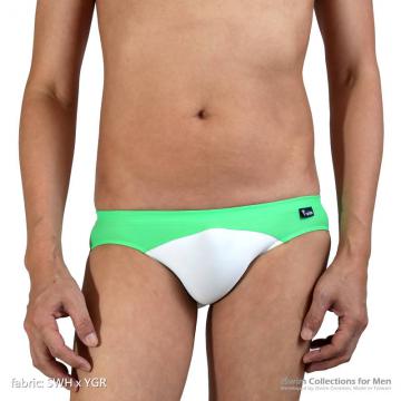 sports swim briefs in grid colors - 8 (thumb)