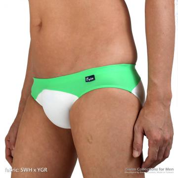 sports swim briefs in grid colors - 5 (thumb)