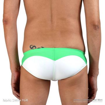 sports swim briefs in grid colors - 10 (thumb)