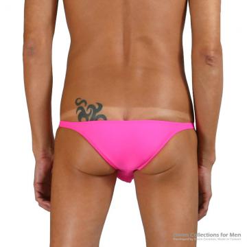 Extreme low rise 3/4 back bikini swimwear rear style