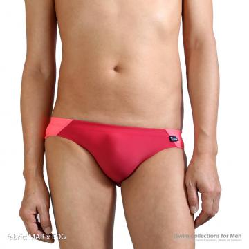 sports swim briefs in grid colors - 2 (thumb)