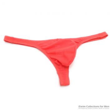 enlargement pouch thong in bikini mesh - 1 (thumb)