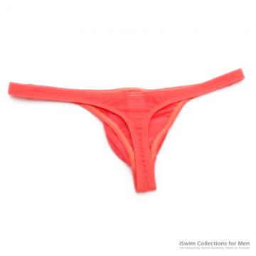 enlargement pouch thong in bikini mesh - 2 (thumb)