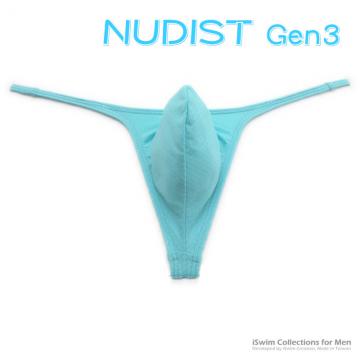 NUDIST bulge string bikini underwear (3/4 back) - 3 (thumb)