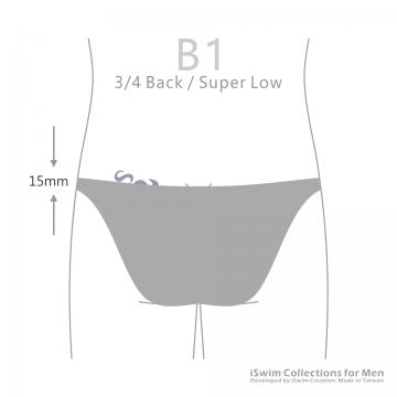 Smooth lifting pouch bikini (3/4 back) - 2 (thumb)