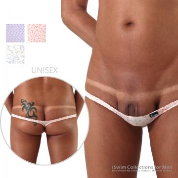 TOP 8 - Barely cover unisex extreme mini Y-back thong ()