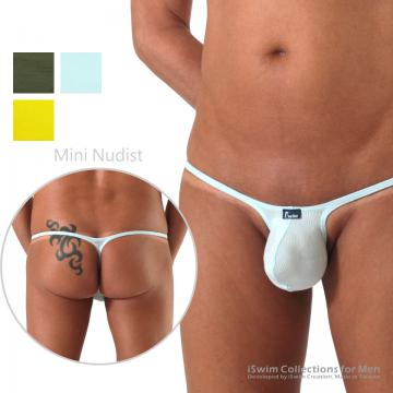 TOP 2 - Mini NUDIST bulge string thong (V-string) ()