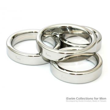 12x6mm med steel cock ring 50mm - 2 (thumb)