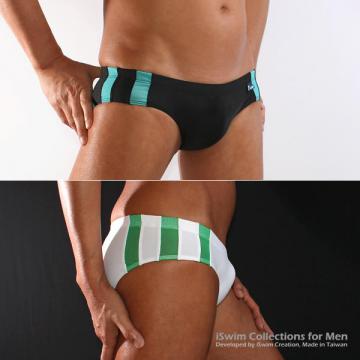 Sports midcut swim trunks in mesh match color - 6 (thumb)