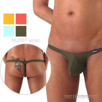 NUDIST bulge swim thong (Y-back) - 0 (thumb)