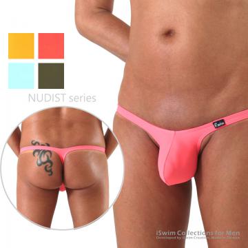 NUDIST bulge swim thong (V-back)