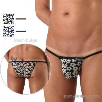 TOP 10 - Rock mesh bulge string brazilian bikini ()