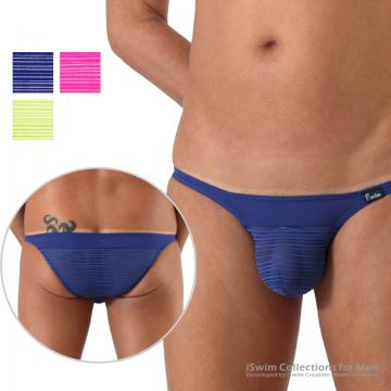 ROCK bulge color matching bikini underwear (3/4 back)