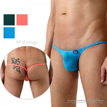 Smooth pouch sexy double loop g-string